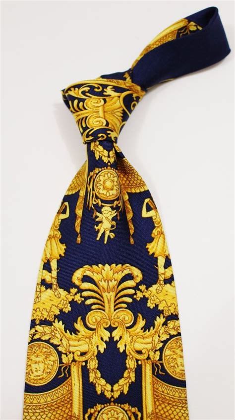 fake versace tie|versace tie On Sale .